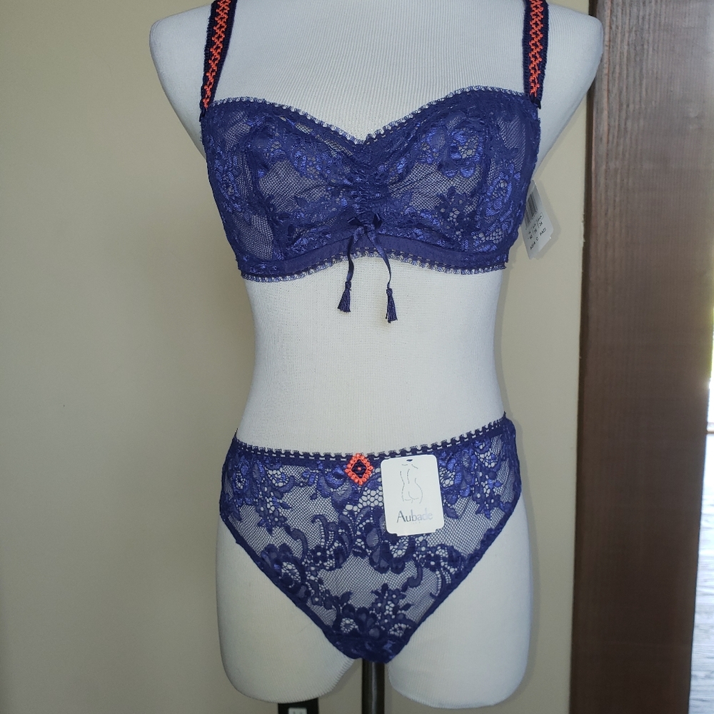 NWT Aubade bra and panty set